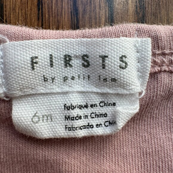 Petit Lem Firsts Footie Bodysuit 2-Way Zip 6M Organic Cotton Flowers in the Pond - Picture 4 of 13